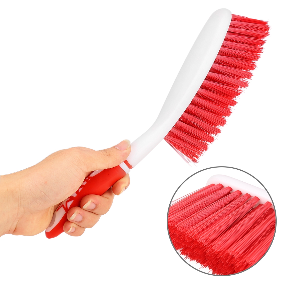 Curved Handle Cleaning Brush, Size 34.5×6.5×4.5cm