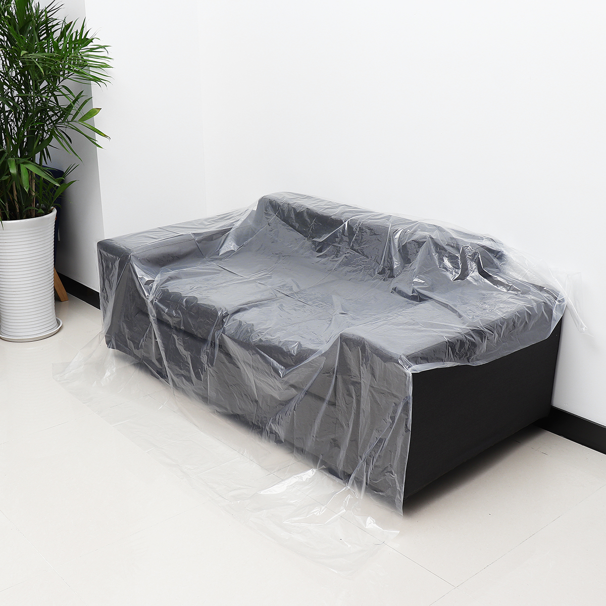 Furniture Protection Cover Plastic Storage Bag Lounge Couch Sofa Bed
