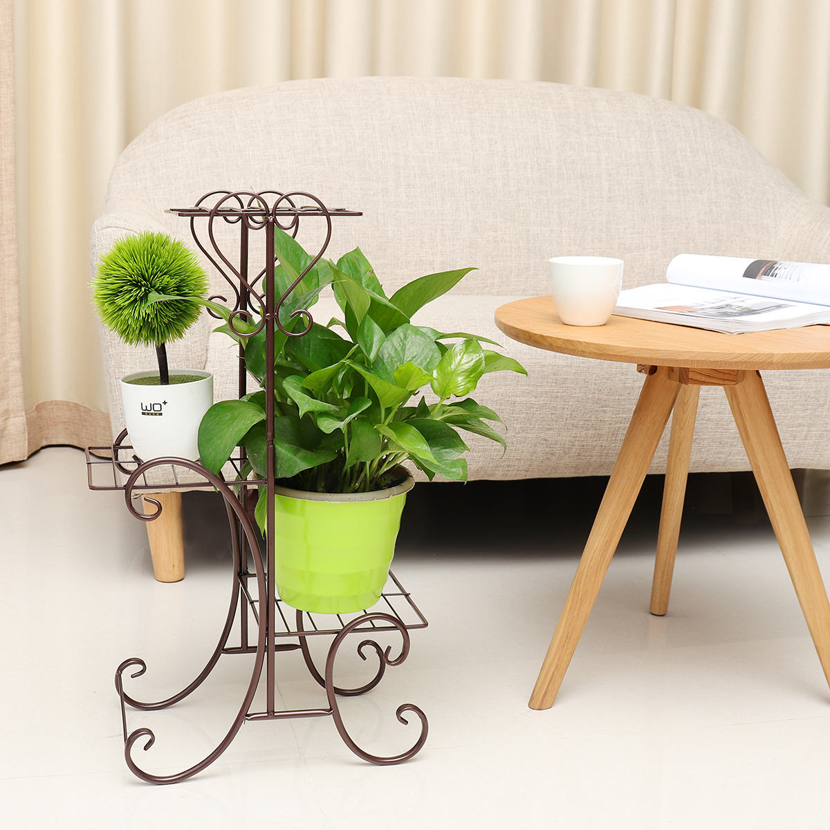 3 Tier Garden Planter Stand Flower Pot Plant Display Shelf Balcony Home