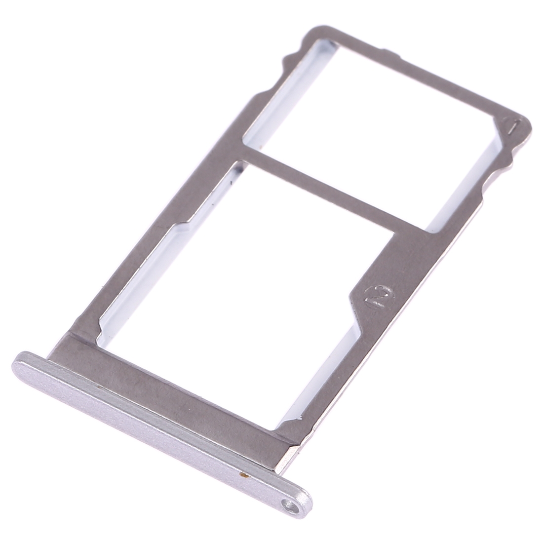 SIM Card Tray + SIM Card Tray for Lenovo K5 Note (Silver)