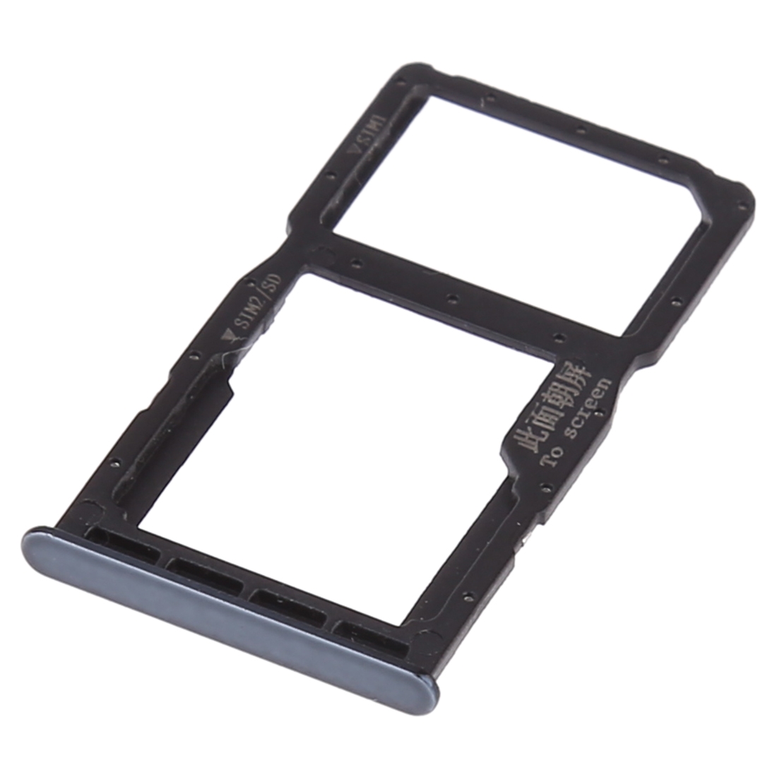 SIM Card Tray + SIM Card Tray / Micro SD Card for Huawei P30 Lite (Grey