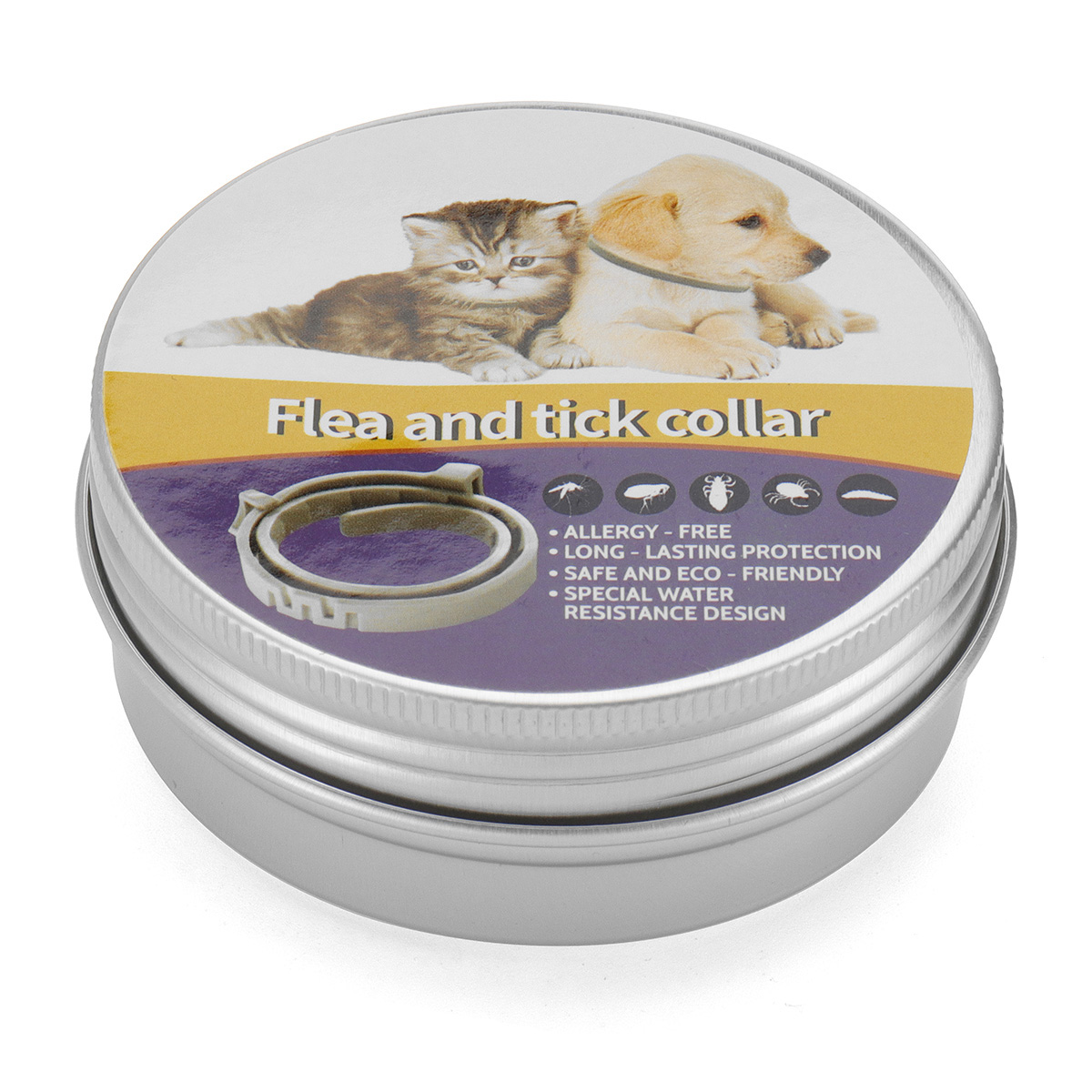 Natural Flea Collar For Dogs Flea and Tick Protection For Up to 6
