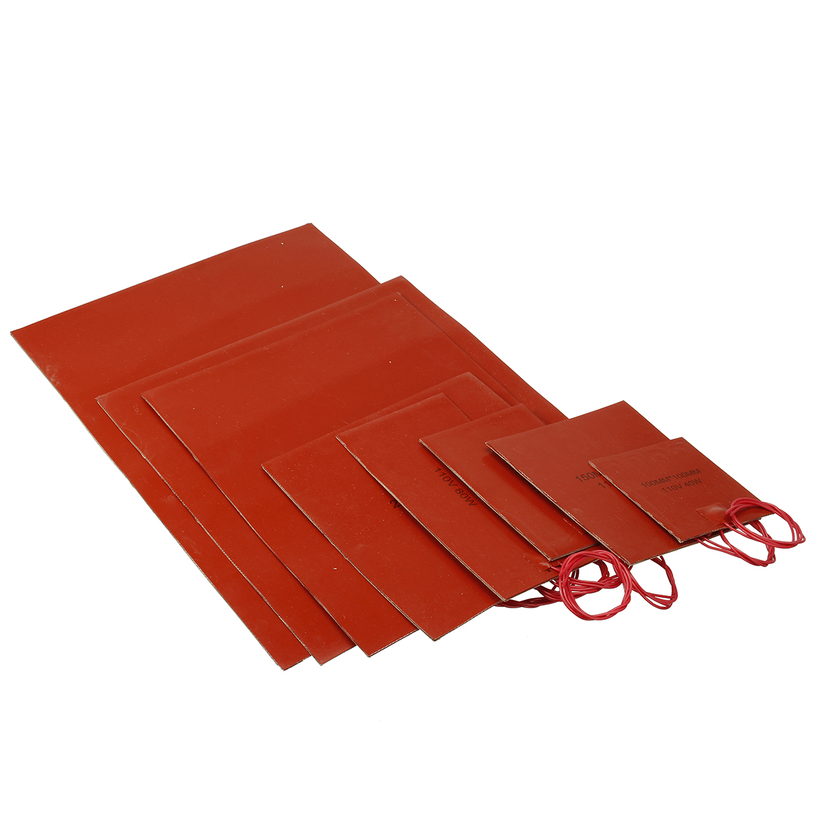 100400mm 40500W 110V Heated Bed Heater Pad Silicone Heating Mat