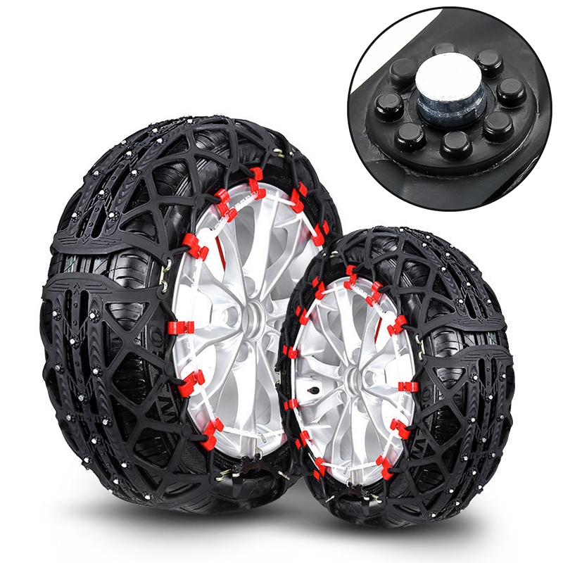 L9 Car Rubber Thicken Tire Emergency Antiskid Chains Tyre Antislip