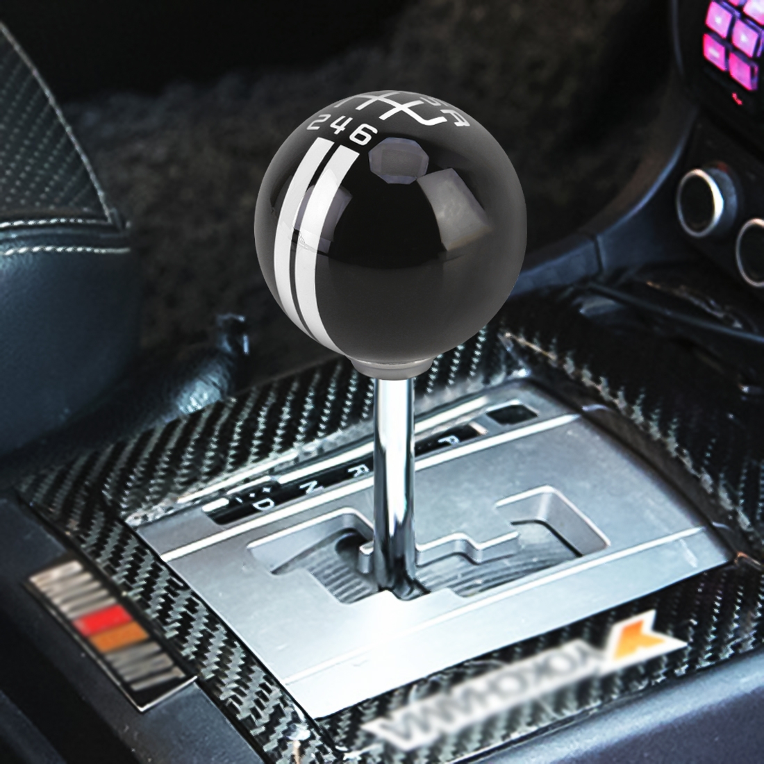 Universal Vehicle Ball Shape Modified Resin Shifter Manual 6Speed