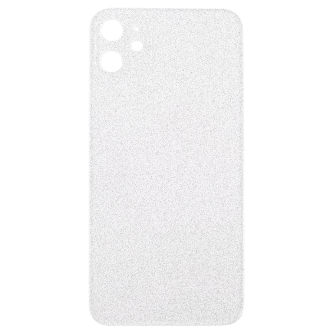 Transparent Frosted Glass Battery Back Cover for iPhone 11 (Transparent