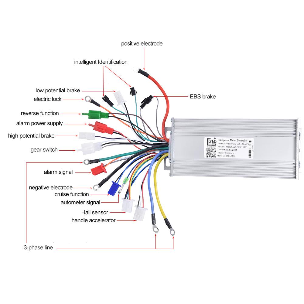 800w 72v 36a Brushless Motor Sd Controller For E Bike Scooter Electric Bicycle Alexnld Com