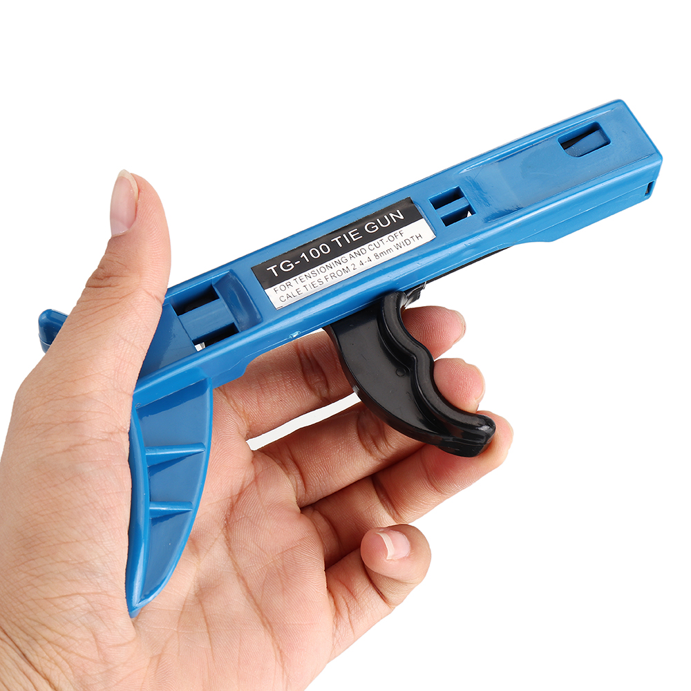 Drillpro TG100 Cable ZIP Ties Automatic Tension Cut Off Tool for Cable