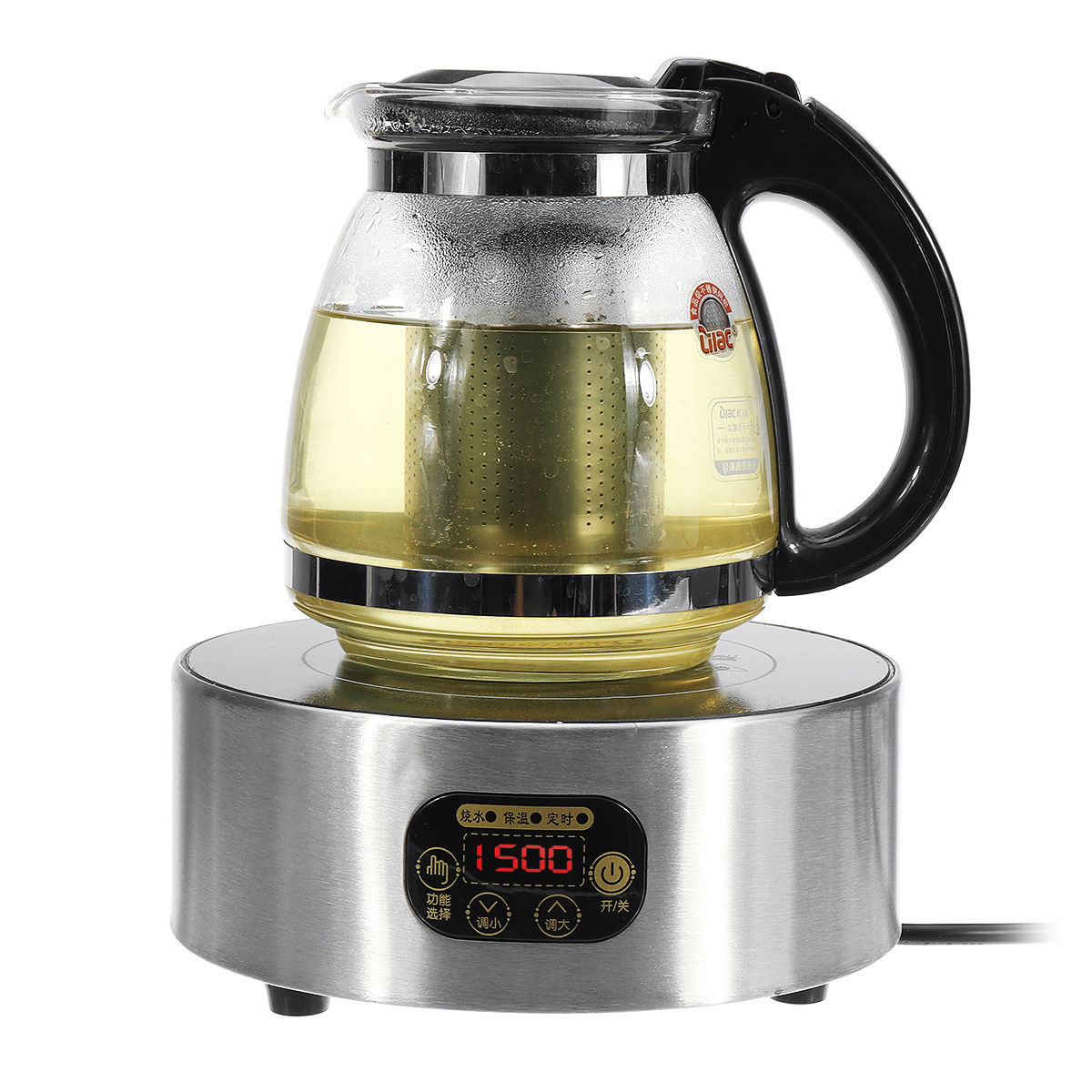 Portable Electric Hot Plate Teapot Induction Cooker Countertop Camping