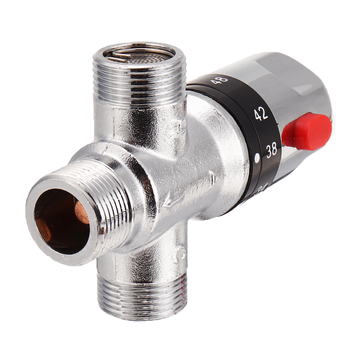 Pipe Thermostatic Valve Water Mixing Valve Solar Temperature Control