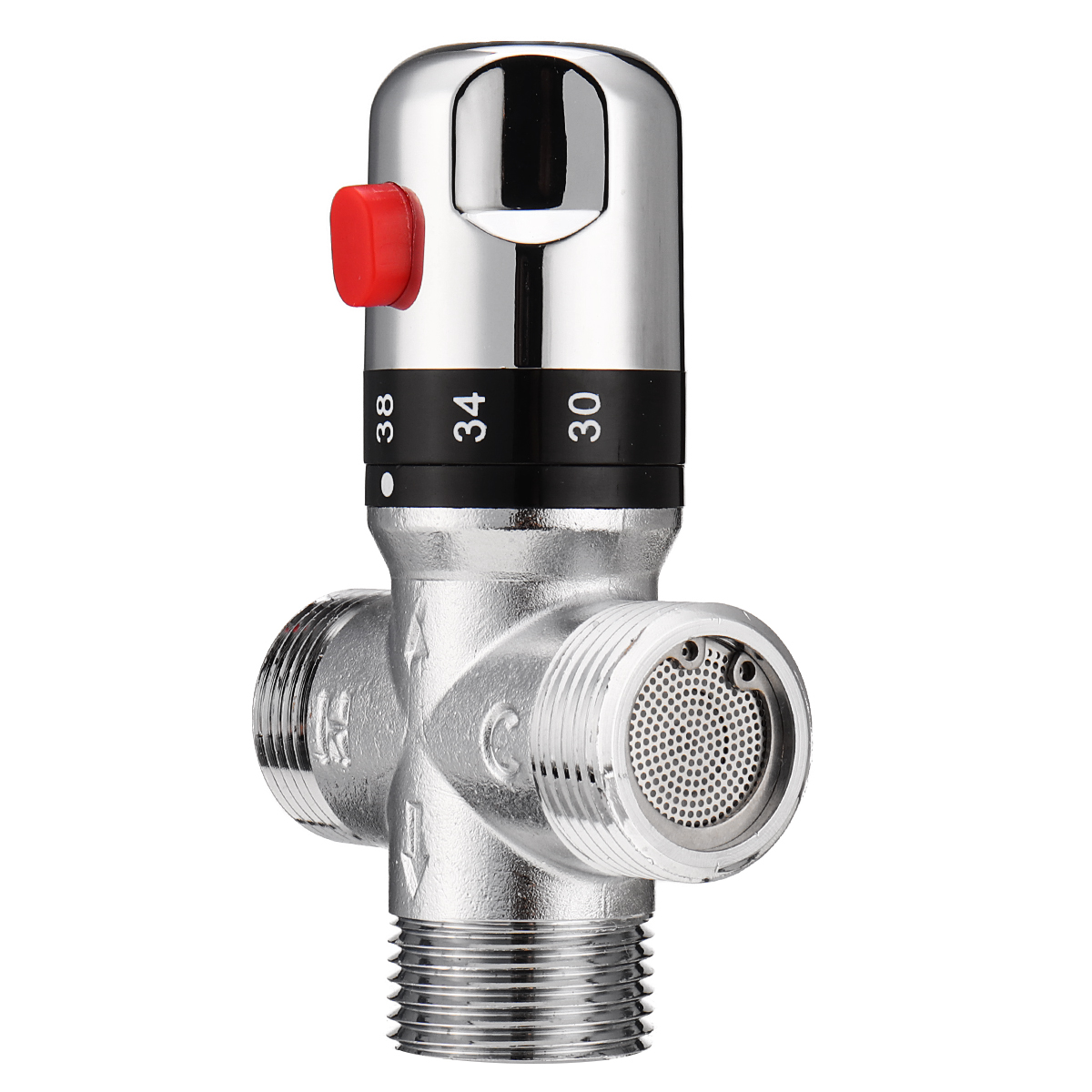 Pipe Thermostatic Valve Water Mixing Valve Solar Temperature Control