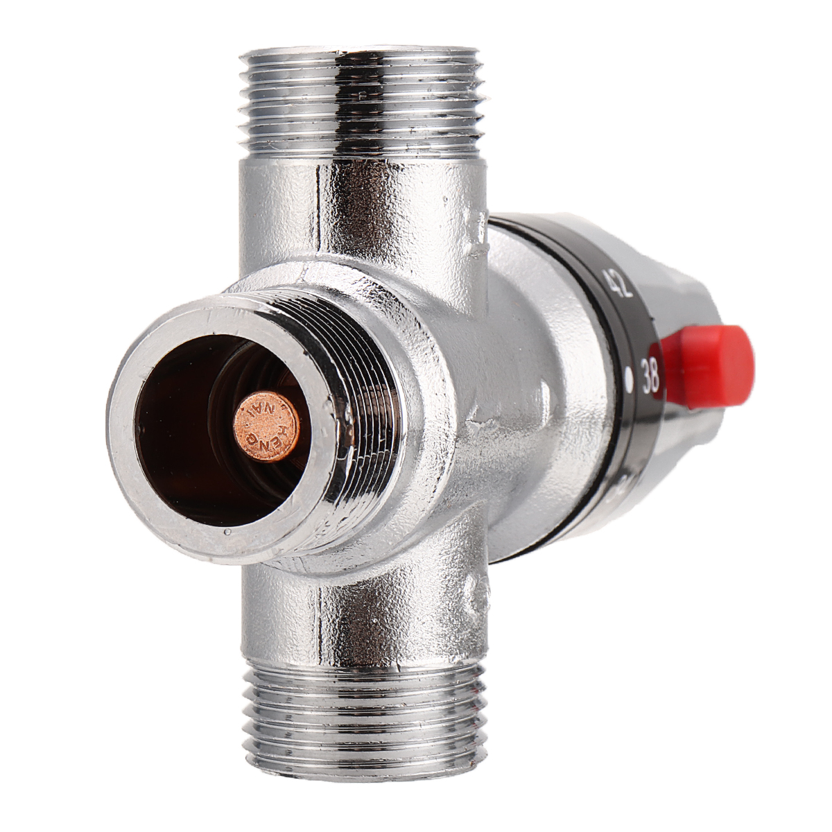Pipe Thermostatic Valve Water Mixing Valve Solar Temperature Control