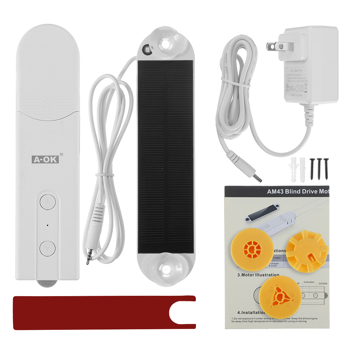 DIY Smart Chain Roller Blinds Shade Shutter Drive Motor Powered By APP