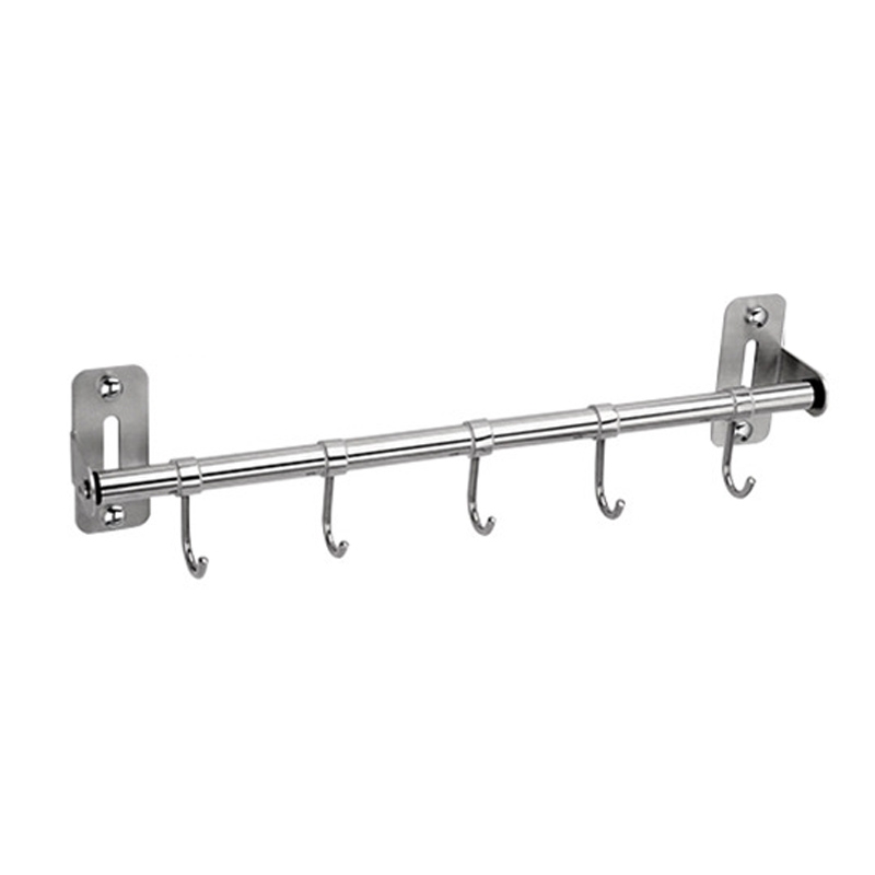 304 Stainless Steel Wallmounted Kitchen Rack Hanging Rod