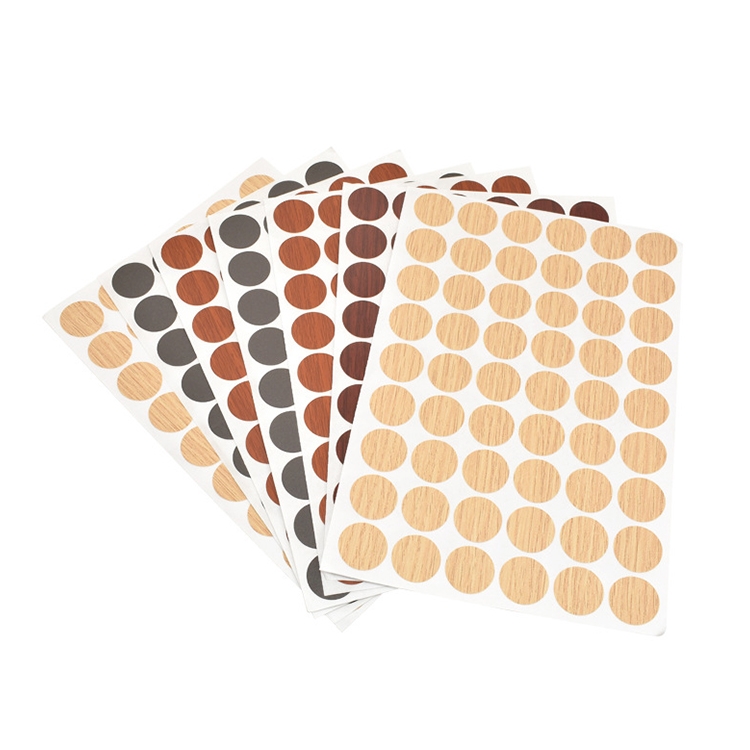 100PCS/Box 3 in 1 Decorative Dust Cover Paper Hole Stickers Furniture