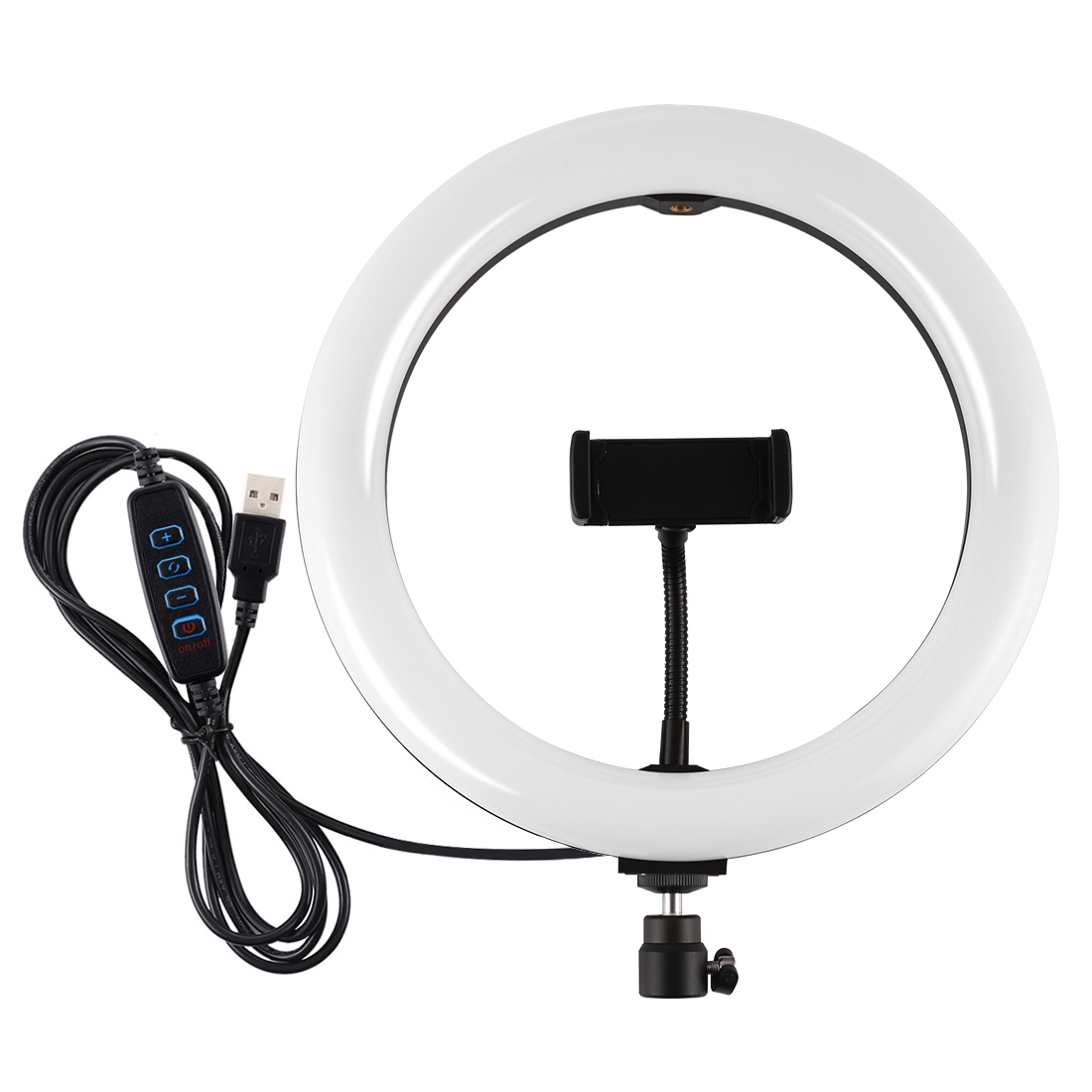 PULUZ 10.2 inch 26cm USB 3 Modes Dimmable Dual Color Temperature LED