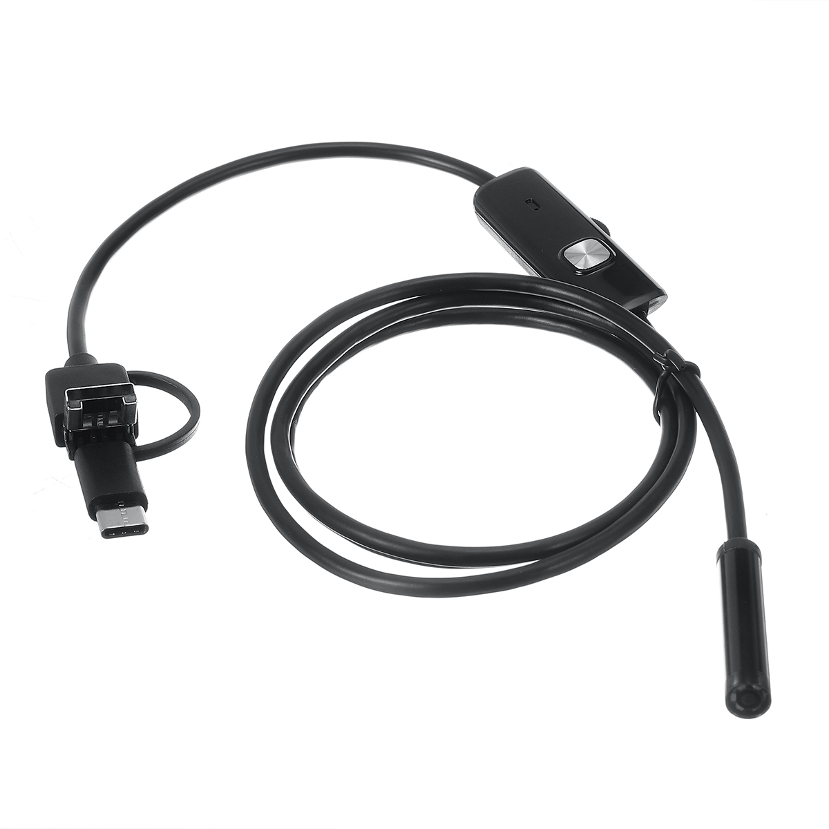 3 In 1 USB Borescope 7mm 6 LED Waterproof Borescope Camera Soft Cable