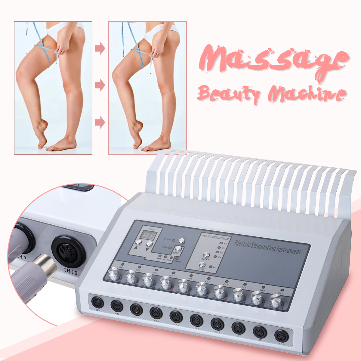Microcurrent Body Tighten Electro Stimulation SPA Lift Beauty Machine