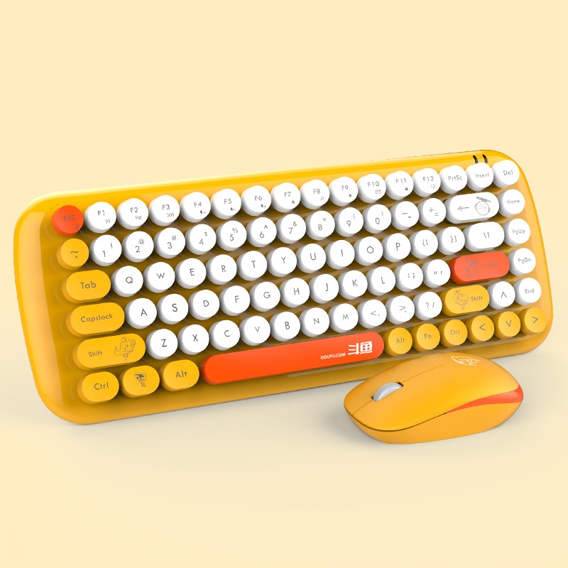 Ajazz DKS2000 Laptop Computer Household Office Wireless Keyboard Mouse