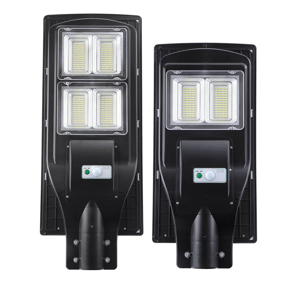 234/468 LED Solar Powered Street Lights Outdoor Remote Control Security