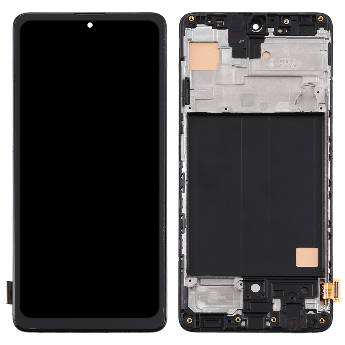 TFT Material LCD Screen and Digitizer Full Assembly With Frame for