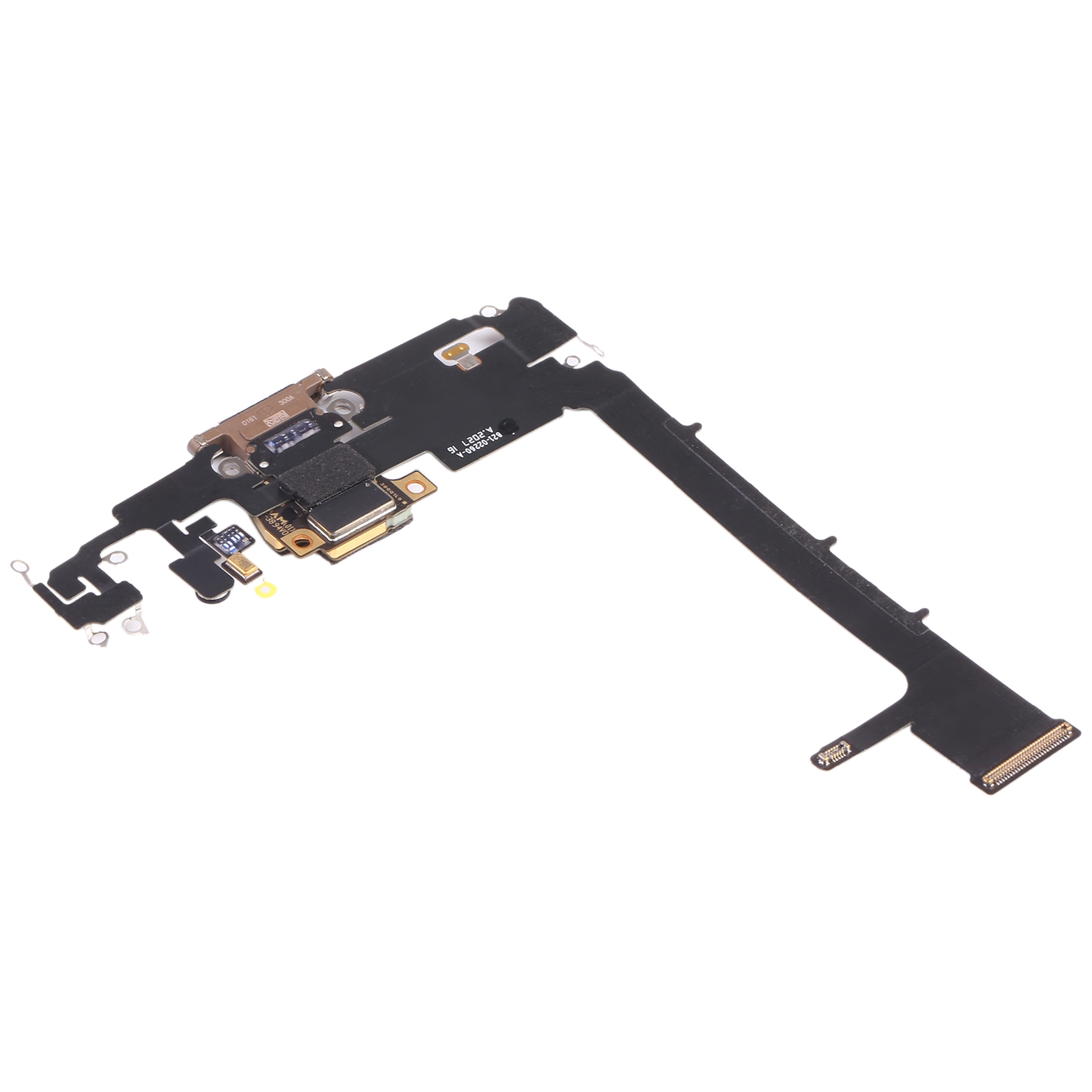 Charging Port Flex Cable for iPhone 11 Pro Max (Gold)