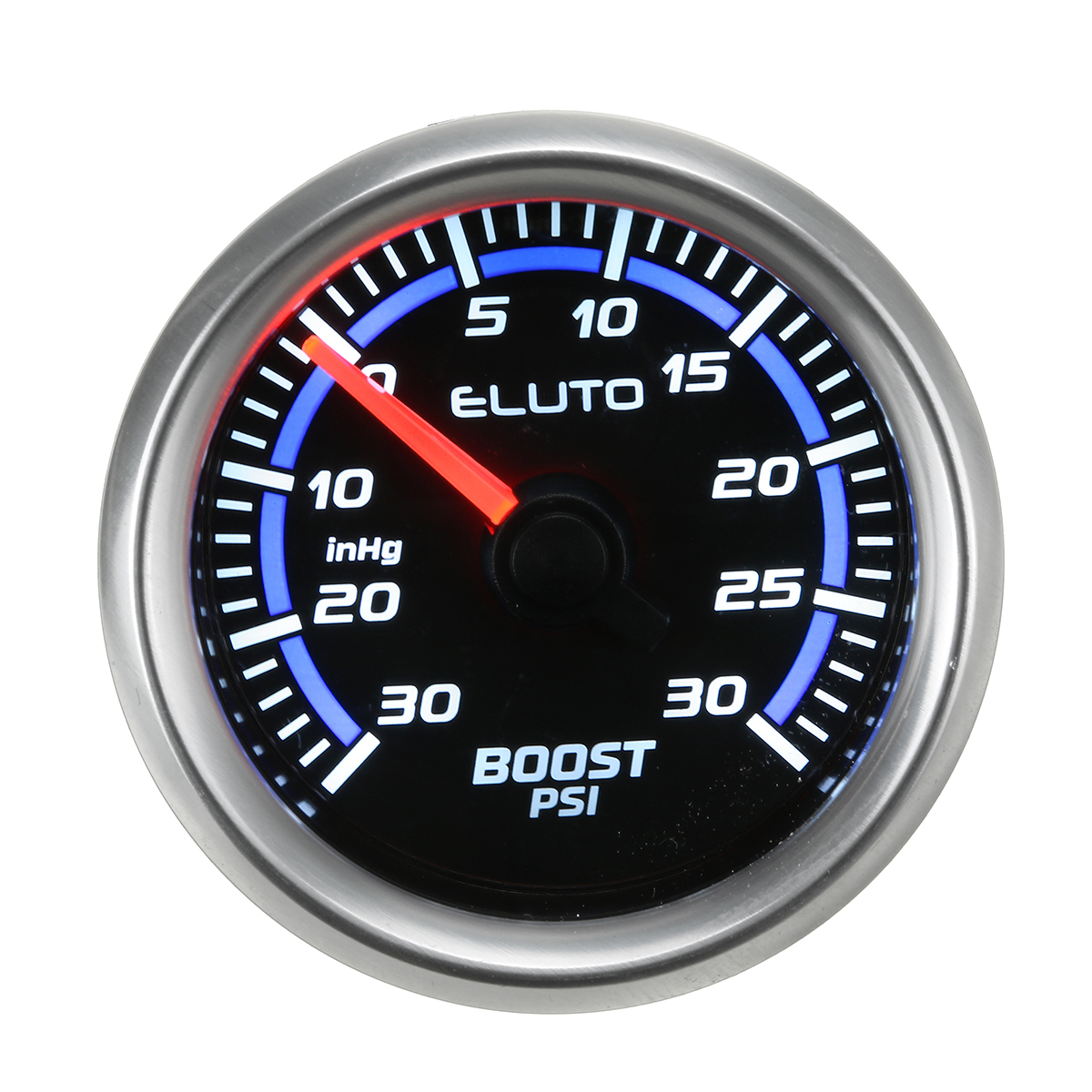 Universal 52mm Turbo Boost Pressure Pointer Gauge Meter Dials 3030PSI LED