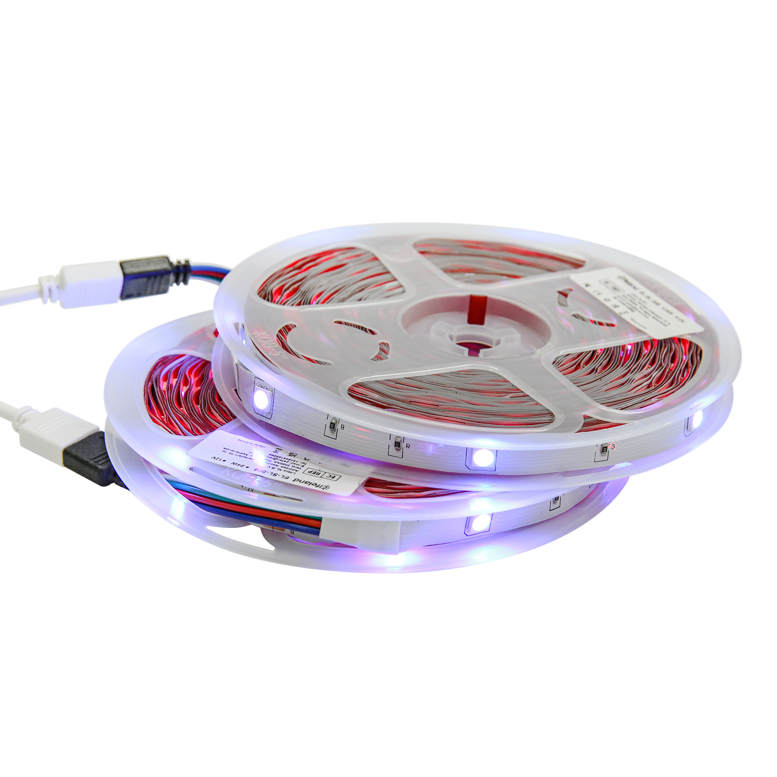 Elfeland DC 12V 24W 20M 5050 RGB LED Light Strip Kit with 44 Key