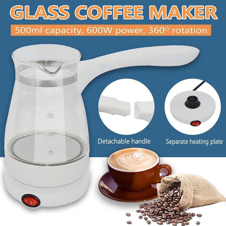 AH607 500ml Glass Electric Kettle Coffee Maker, AU Plug