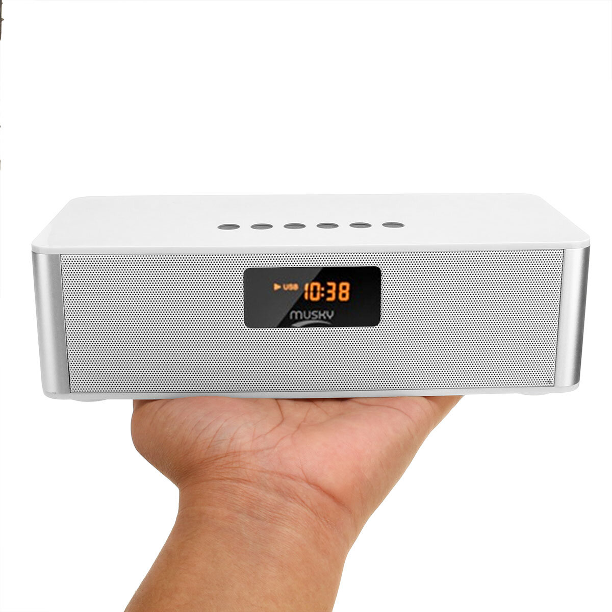 Musky DY21L Wireless bluetooth Speaker Double Units Sound LED Display