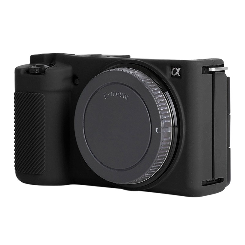 For Sony ZVE10 Soft Silicone Protective Case (Black)