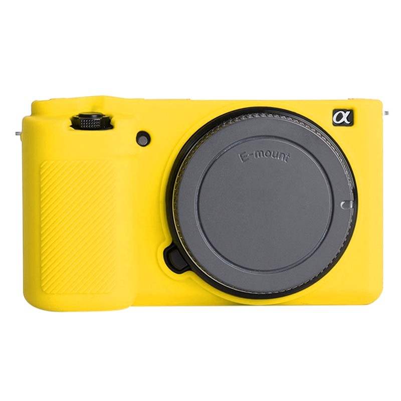 For Sony ZVE10 Soft Silicone Protective Case (Yellow)