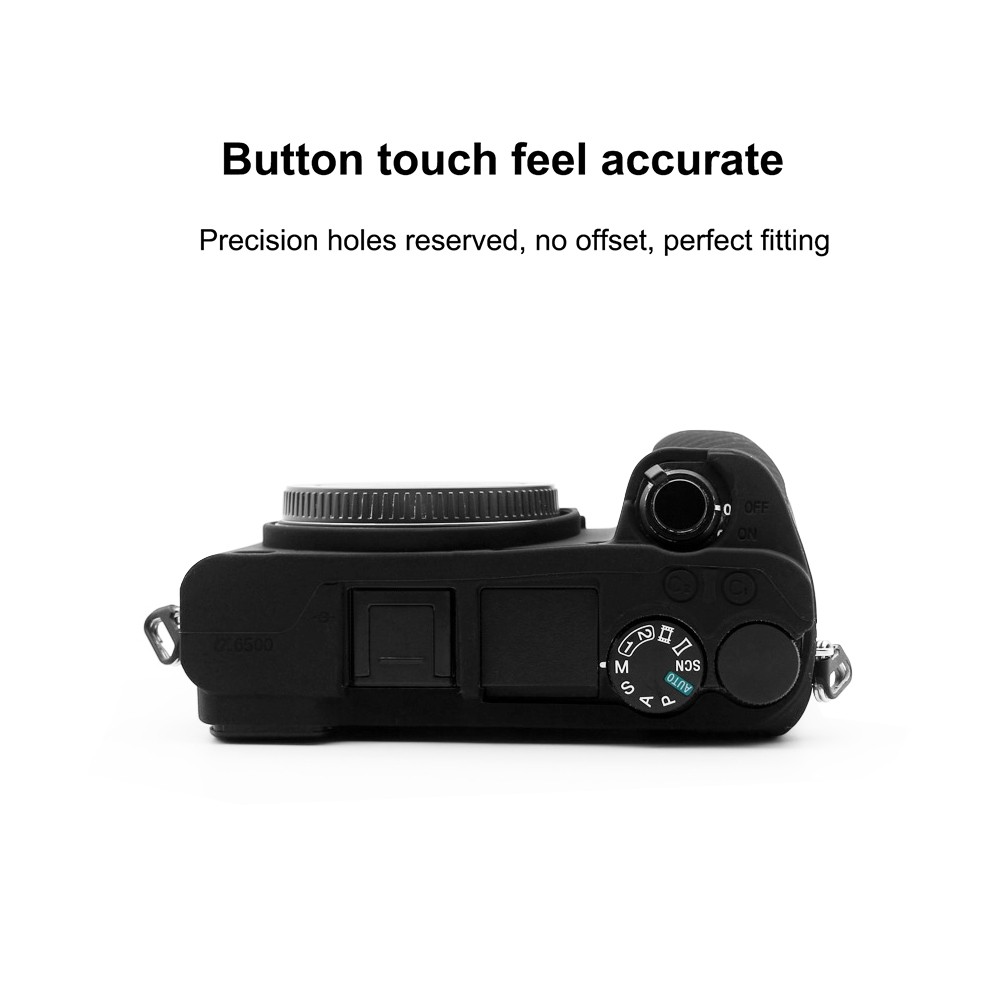 PULUZ Soft Silicone Protective Case for Sony ILCE6500 (Black