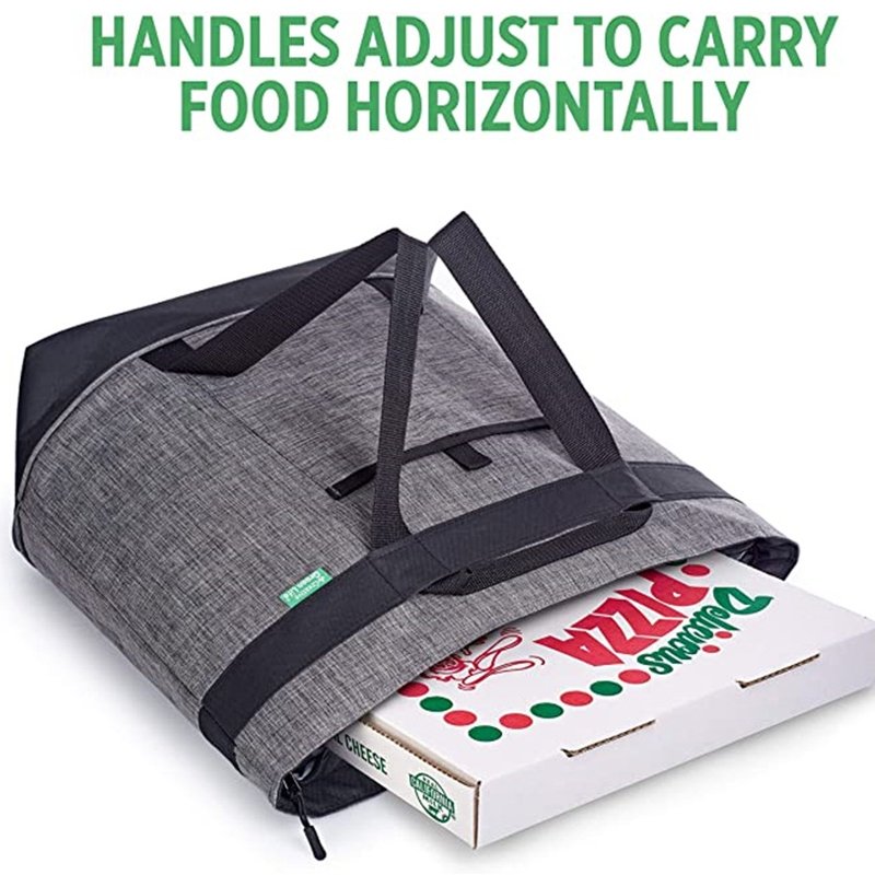 Foldable Oxford Cloth Handheld Aluminum Foil Ice Bag Large Capacity Picnic Tote Bag Waterproof