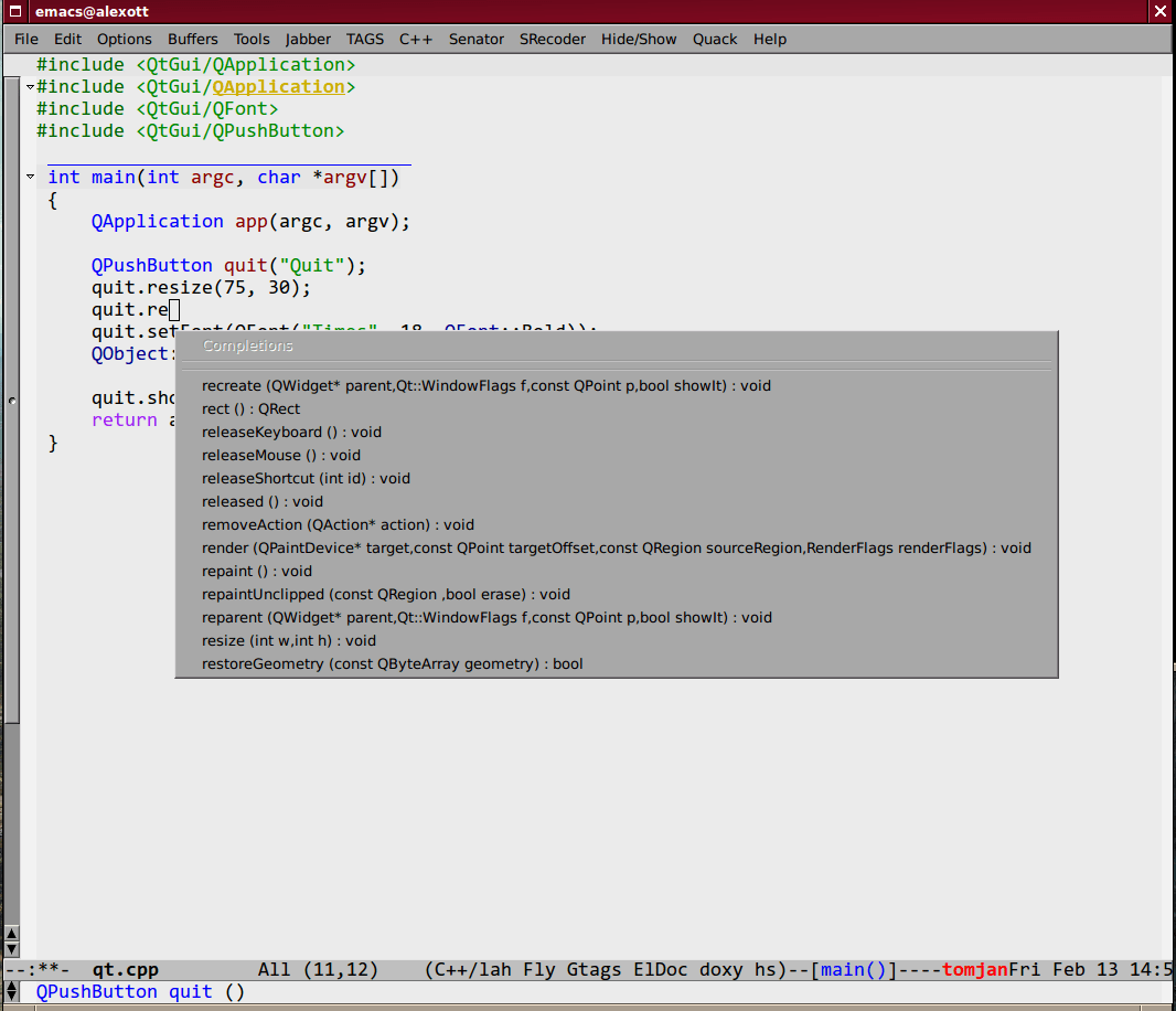 A Gentle introduction to CEDET