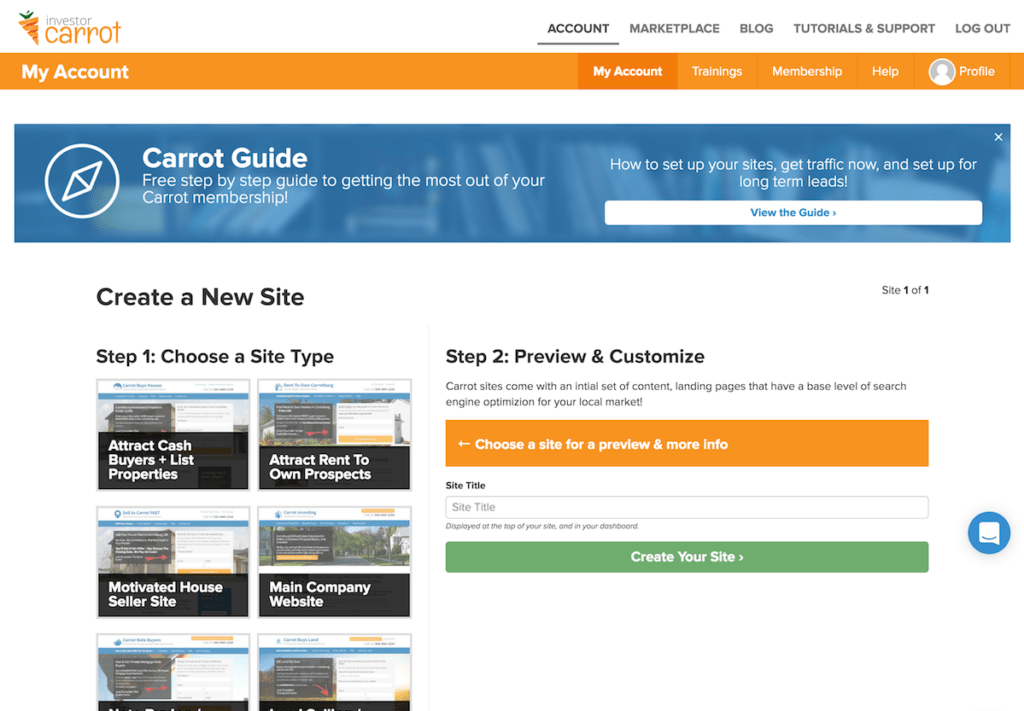 Carrot site Review Investor Carrot Review