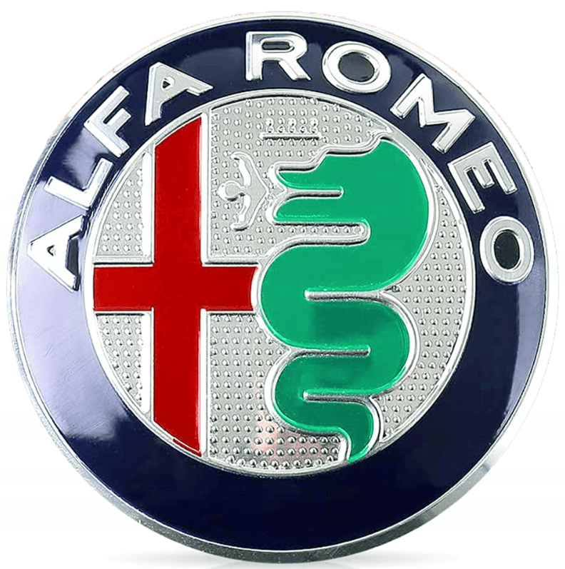 ALFA ROMEO logo znaczek emblemat 74mm Giulia Stelvio Tonale