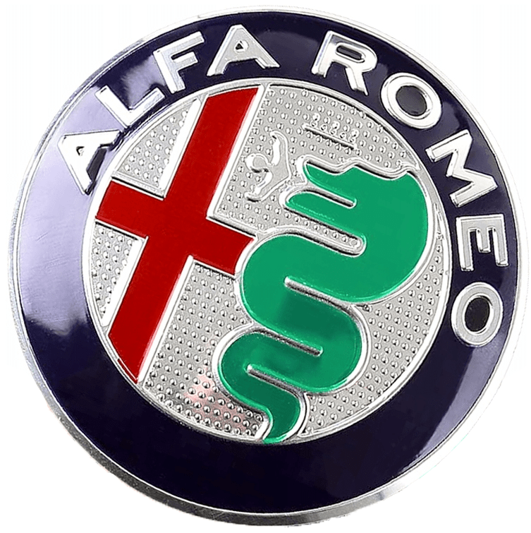 ALFA ROMEO logo znaczek emblemat 74mm Giulia Stelvio Tonale