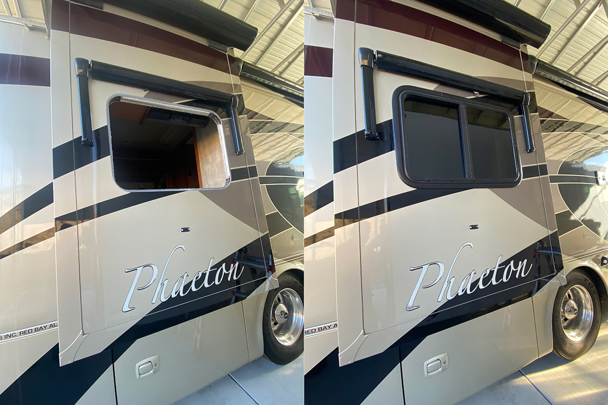 Tiffin RV Windshield Replacement Service Alfa Auto Glass