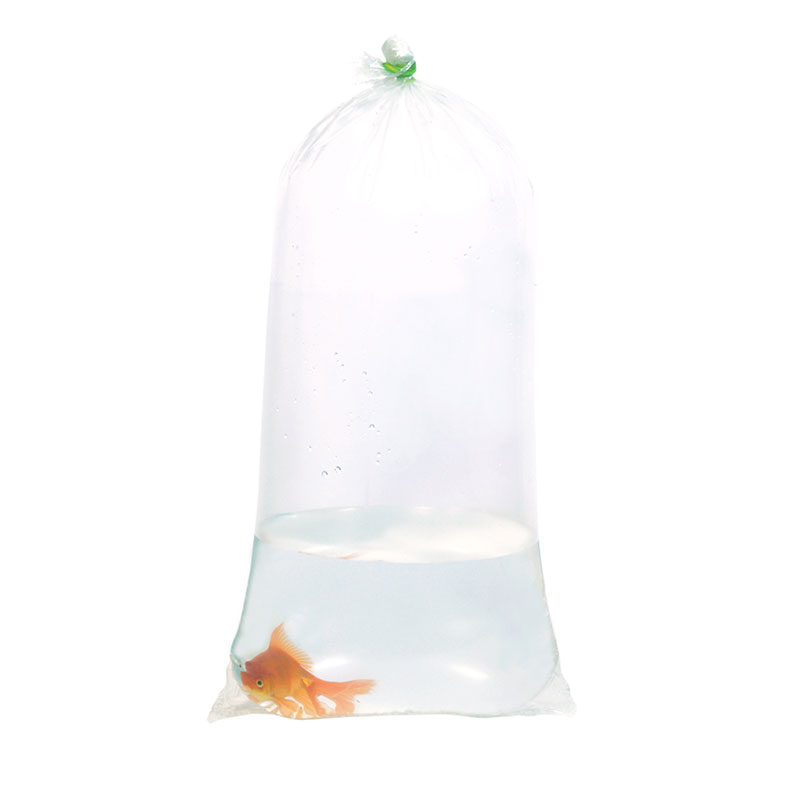 Pack of 1 kg. Round Corners Plastic Fish Bags of Size 10 x 20 Inches
