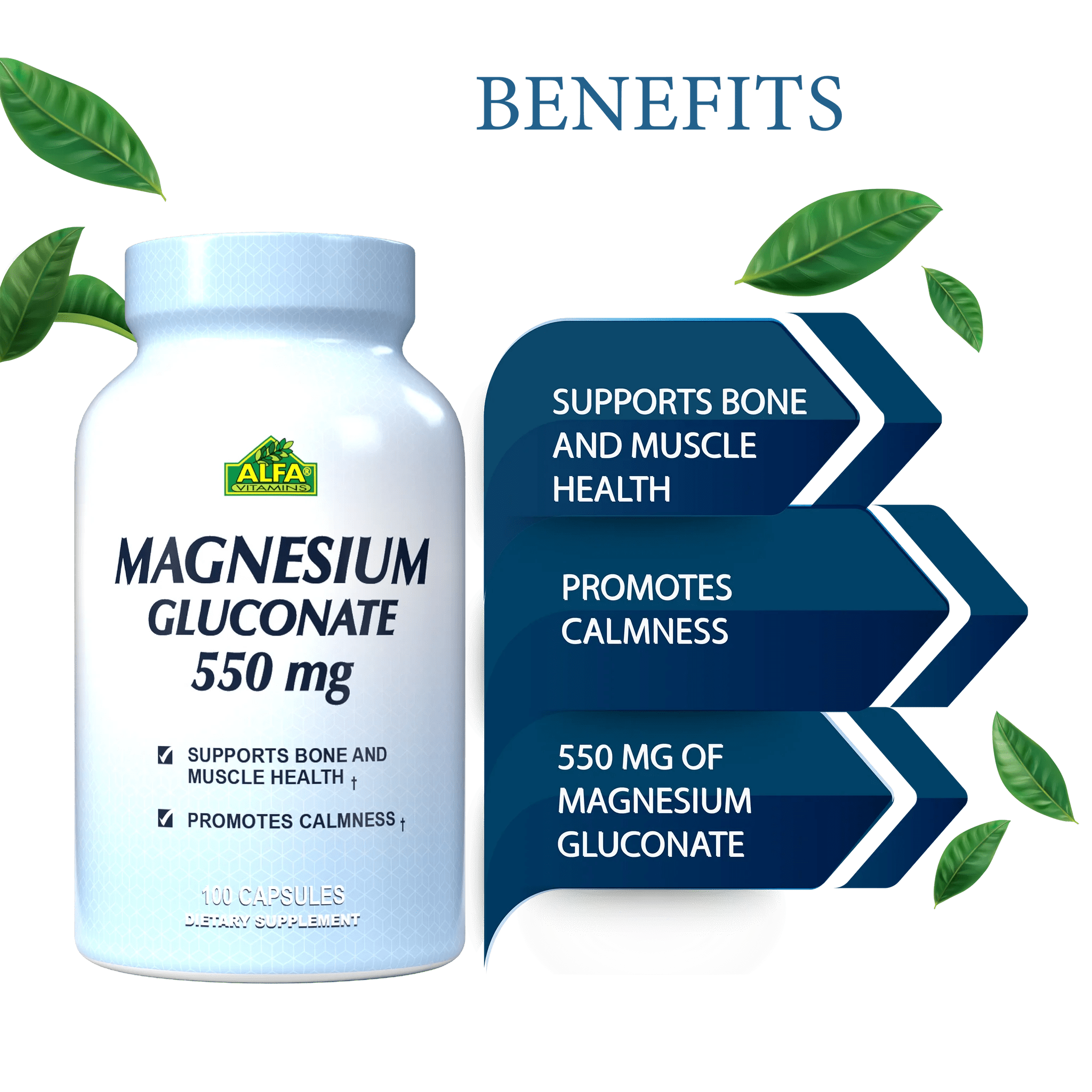 Magnesium Gluconate Alfa Vitamins Store