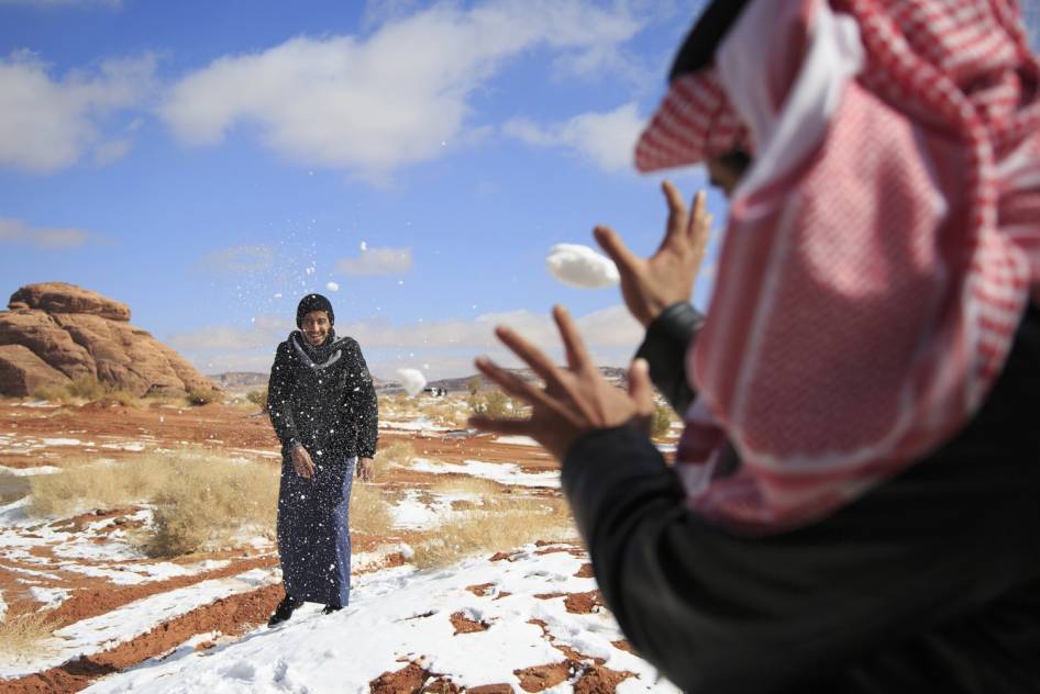Ya Allah, Salju Turun di Arab Saudi, Palestina, Suriah, dan Lebanon