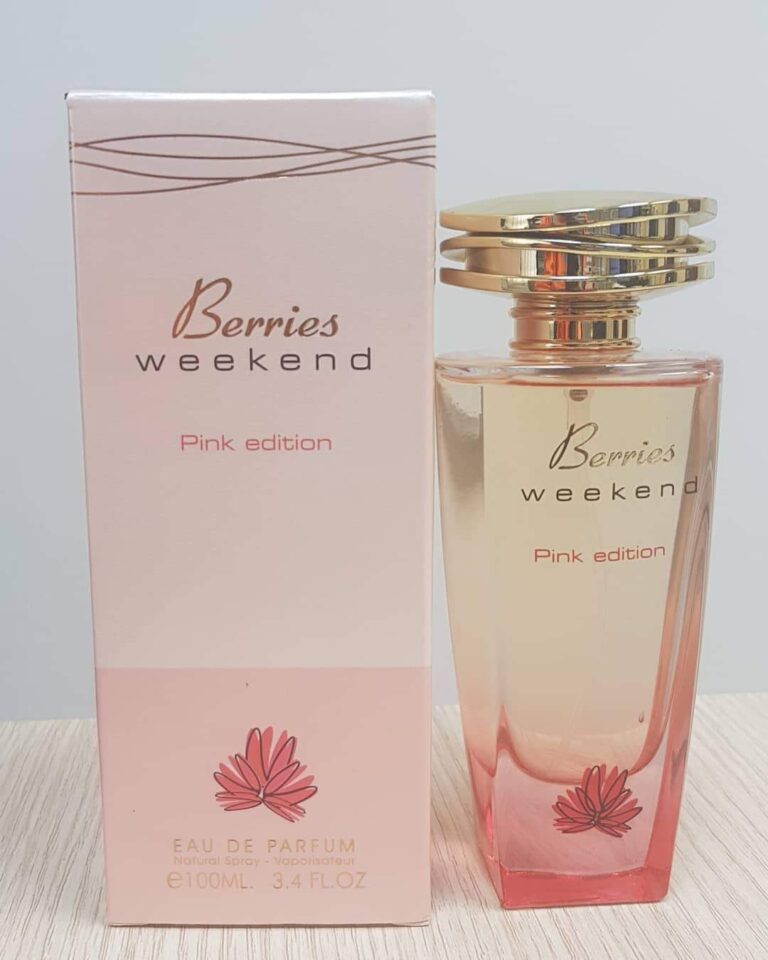 Fragrance World Berries Weekend Pink Edition Eau De Parfum Spray 100ml Alfygh