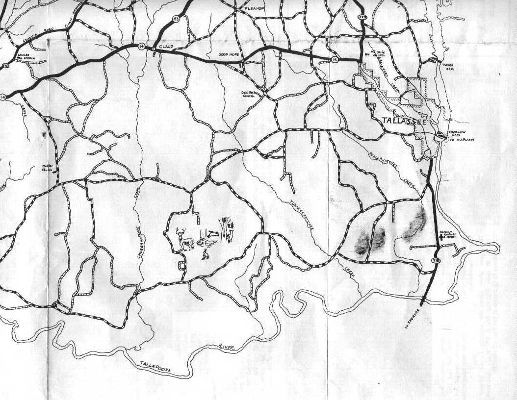 Elmore County Alabama ALGen Elmore County Maps