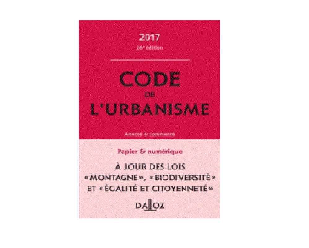 Code de l'urbanisme nouvelle édition Algérie Market