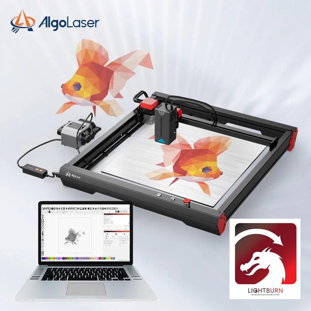 Laser engraver LightBurn Software Gcode License Key Algolaser