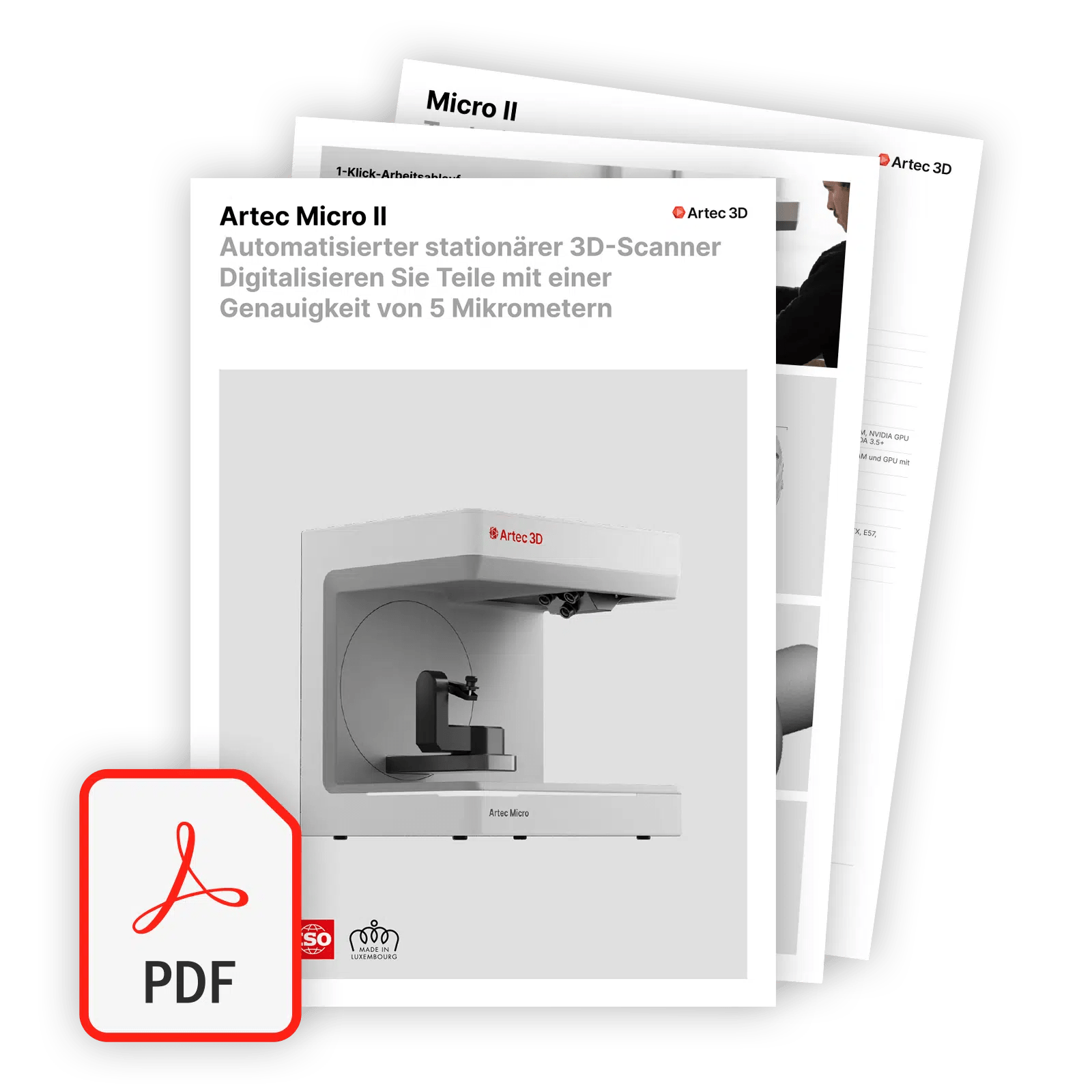 Produktbroschüre Micro II algona GmbH 3D Technologie und optische