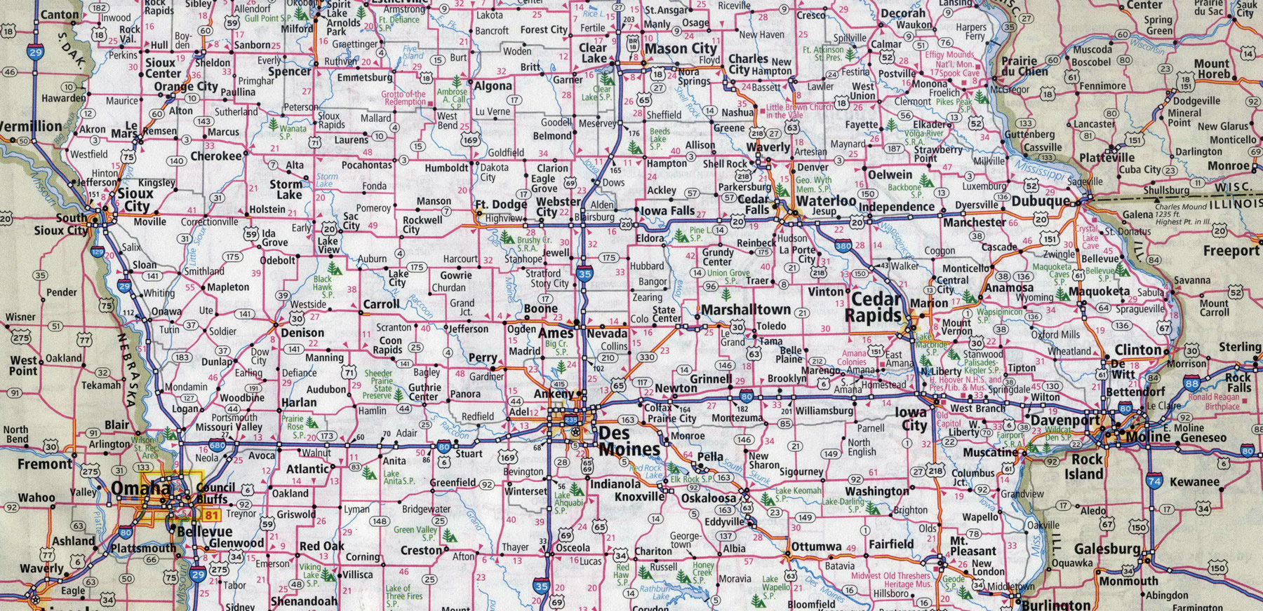 New Iowa Road Maps Available KLGAZ