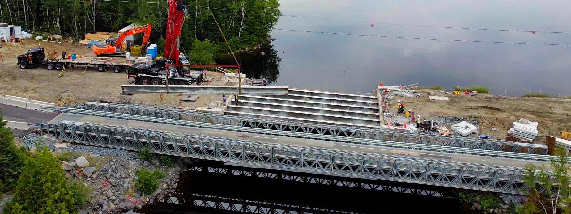 Algonquin Rental Detour Bridge Two Bridgereplacement Projects