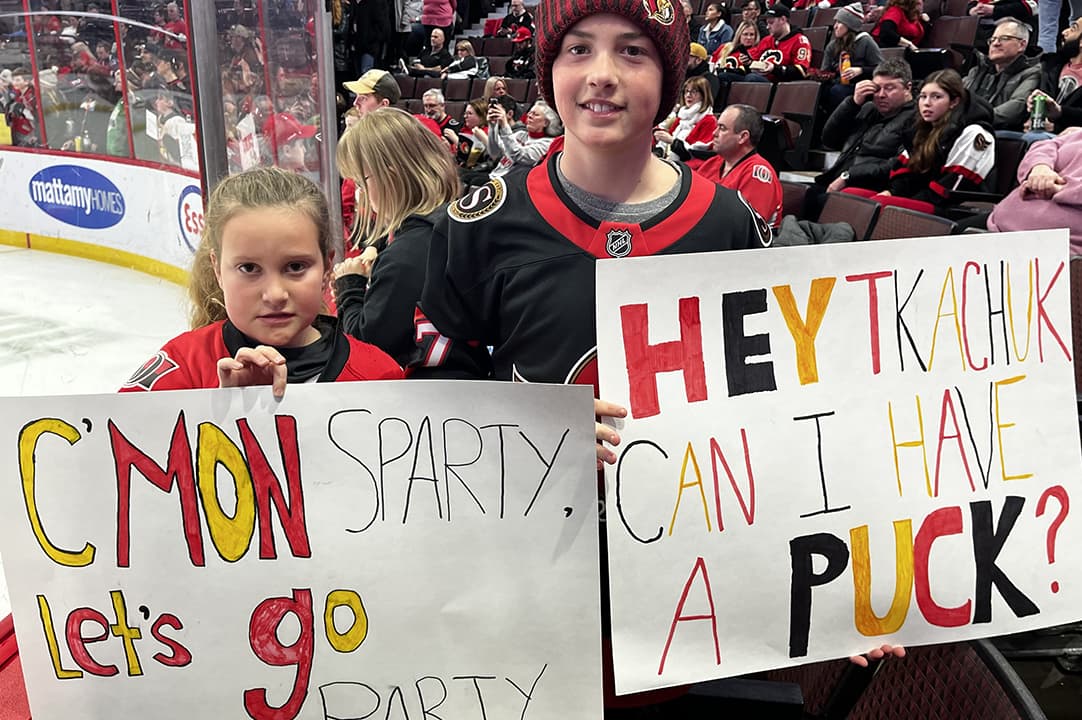 Hockey Fan Sign Ideas